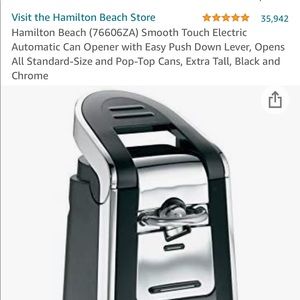 Hamilton Beach Smooth Touch Automatic Can Opener